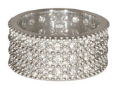 Triple Band from George IV Diadem - Rhodium Toned - Single Row - TimeLine Gifts